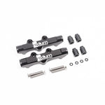 Radium Engineering machined aluminum top feed fuel rails for 2002-2014 Subaru EJ engines.
