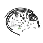 Radium Engineering fuel hanger plumbing kit with stainless mesh filter, adjustable regulator, and lines for 2010-2015 Camaro.