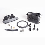 Radium Engineering black aluminum coolant expansion tank kit for 2011-2014 Ford Mustang GT