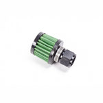 Radium Engineering 20-0485 12AN female adapter fitting with integrated mesh air filter element