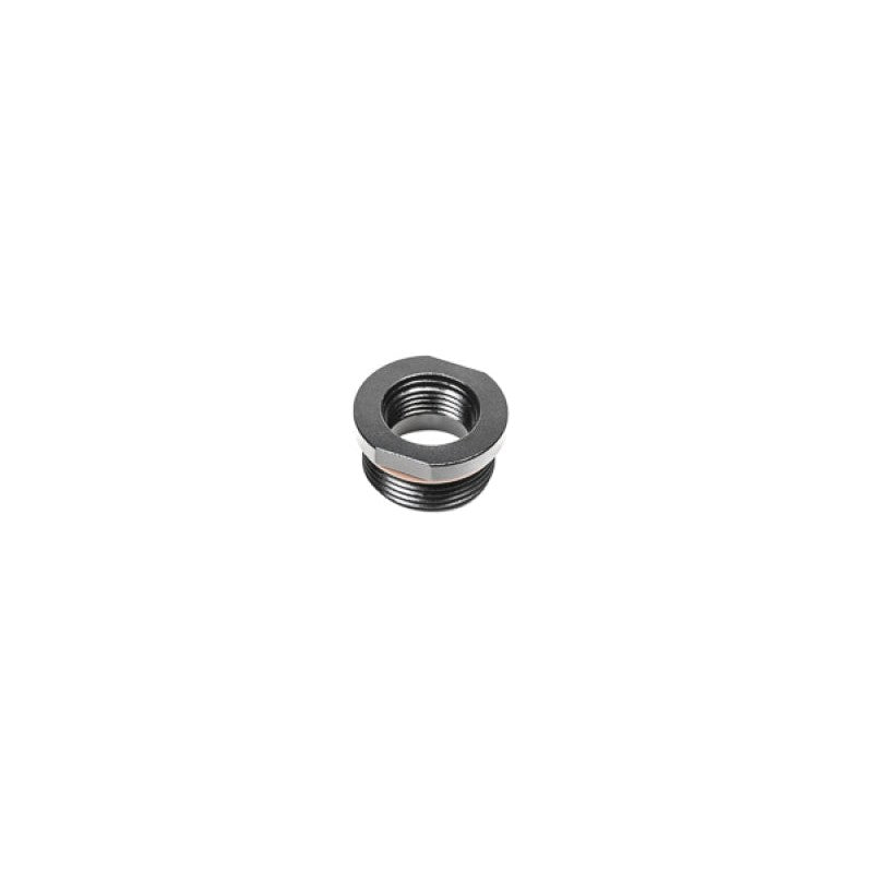 Radium Engineering 14-0698 billet aluminum 16AN ORB male to 10AN ORB female reducer fitting coupler.