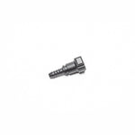 Radium Engineering 14-0542 quick connect adapter with 3/8in SAE female to 3/8in hose barb.