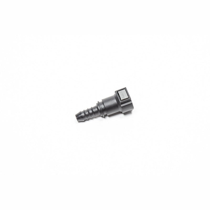 Radium Engineering 14-0542 quick connect adapter with 3/8in SAE female to 3/8in hose barb.