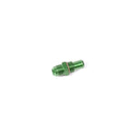 Radium Engineering 20-0196 fuel system adapter featuring a 5/8-inch hose barb and 10AN male threads.