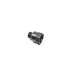 Radium Engineering 14-0600 anodized aluminum adapter fitting featuring 6AN ORB male to 8AN ORB female threads.