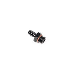 Radium Engineering 14-0691 aluminum adapter fitting with 6AN ORB male and 10mm hose barb ends.