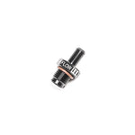 Radium Engineering 20-1533 one-way check valve featuring 6AN ORB male thread and 8.5mm hose barb.
