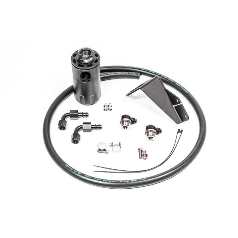 Radium Engineering Fluid Lock PCV catch can kit with CNC-machined canister and hoses for 1989-1994 Nissan 240SX S13