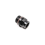 Radium Engineering 14-0421 black anodized 8AN ORB to M12x1.5 female adapter fitting