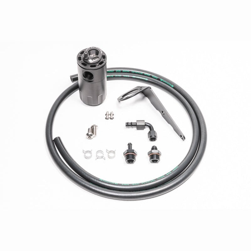 Radium Engineering Fluid Lock oil catch can with mounting hardware for GM LS engine blocks
