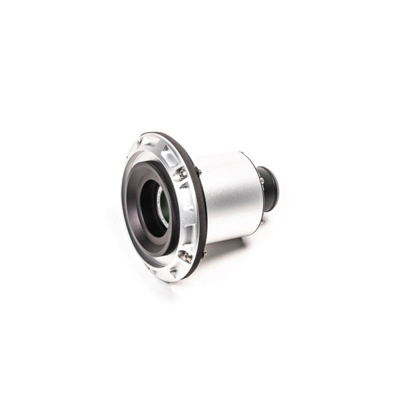 Vented Radium Engineering 1.5 inch female dry break fueling receptacle for remote bodywork mounting.