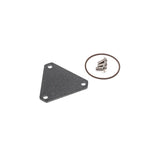 Radium Engineering FCST-X fuel cell surge tank fill neck block-off plate and mounting hardware.