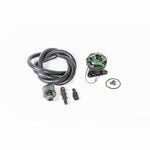 Radium Engineering FCST-X direct mount refueling kit featuring fill neck with screw-off cap and 8AN vent fitting.