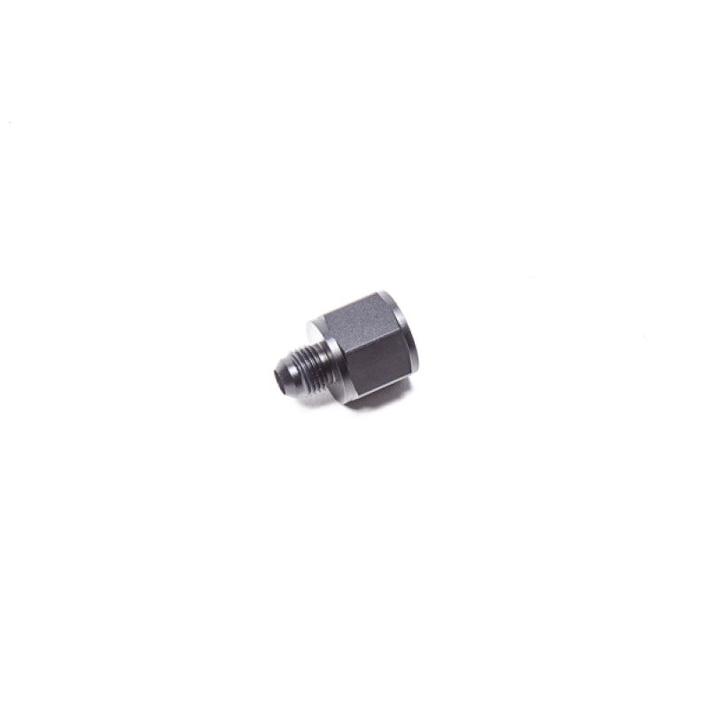 Radium Engineering anodized aluminum adapter fitting, 10AN female to 6AN male reducer