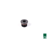 Radium Engineering -2 AN ORB port plug with integrated O-ring for sealing fluid ports.