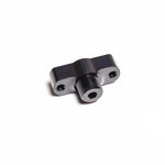 Radium Engineering 14-0285 black anodized aluminum adapter fitting, 8AN ORB male to M12x1.25 female.