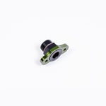 Radium Engineering fuel pressure regulator adapter featuring 11mm bore, 32mm bolt spacing, and 8AN ORB port.