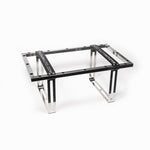 Polished stainless steel weld-in mounting cage for 14 gallon Radium RA-series fuel cells