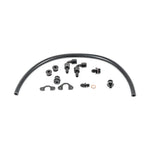 Radium Engineering fuel rail plumbing kit with hoses and adapter fittings for Honda B/D/F/H-series engines.