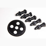 Radium Engineering 13-0054 universal fuel surge tank mounting bracket for wall and floor installation.