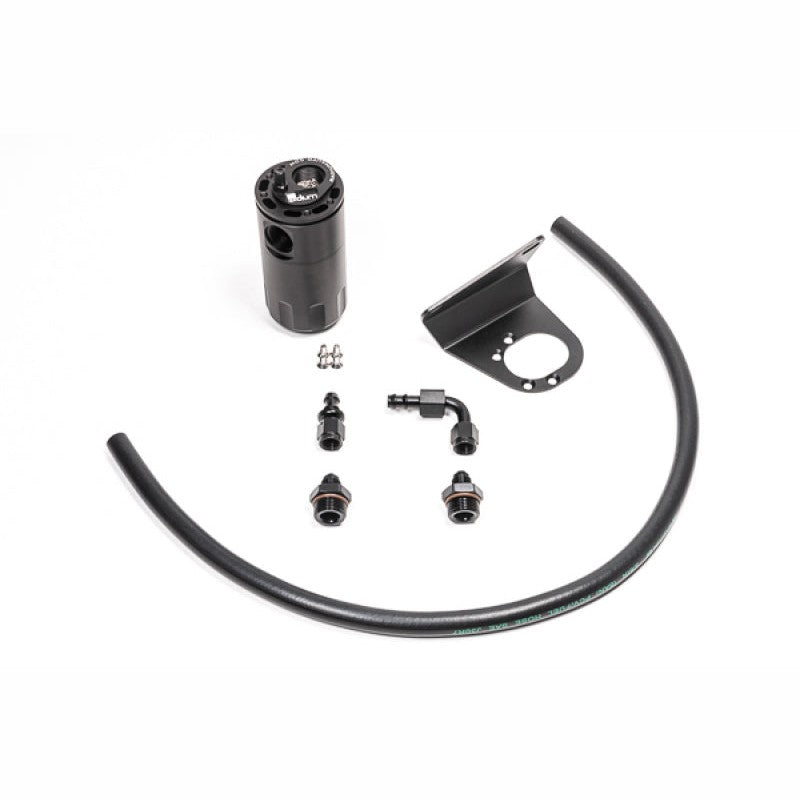 Radium Engineering Fluid Lock catch can kit with firewall bracket and hoses for 1999-2007 GM trucks and SUVs.