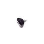 Radium Engineering CNC machined aluminum 2-way hose separator clamp for 0.39 inch diameter lines