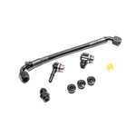 Radium Engineering fuel rail plumbing kit 20-0232-PK featuring black AN fittings and high-pressure hose.