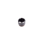 Single Radium Engineering CNC machined aluminum injector seat for Mazda 13B and 20B rotary engines.