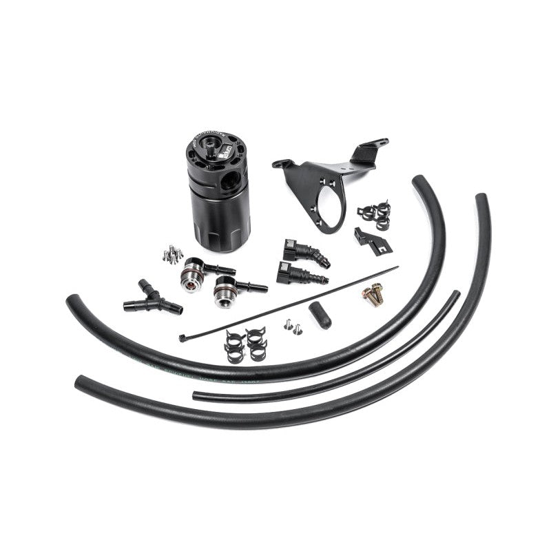 Radium Engineering Fluid Lock PCV catch can kit with bracket and hoses for 1993-1995 Mazda RX-7 FD3S.
