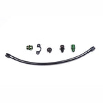 Radium Engineering fuel rail plumbing kit including adapters and hardware for 2003-2006 Mitsubishi Lancer Evolution.