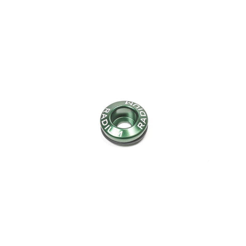 Precision machined Radium Engineering 25mm injector seat for Nissan top-feed fuel system conversions.