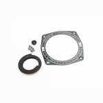 Clear Radium Engineering fuel pump access cover (20-0735) for Nissan S13 240SX and R32 Skyline.