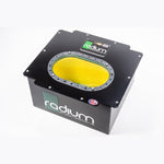 Radium Engineering R06A 6 Gallon racing fuel cell with FIA/SFI certified bladder and internal safety foam.