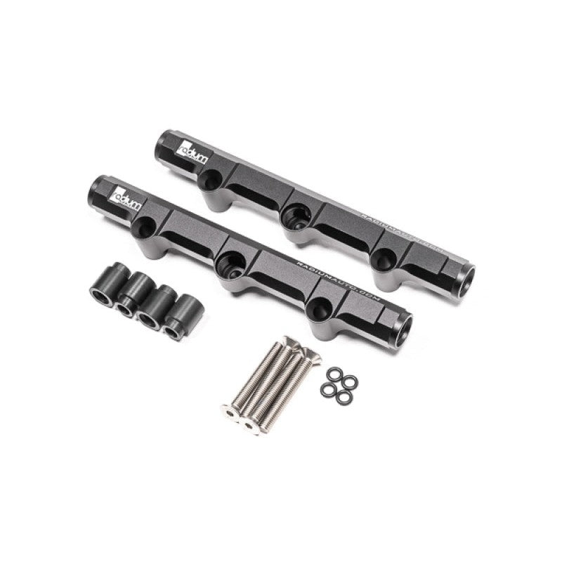 Radium Engineering CNC machined top feed conversion fuel rail kit for Subaru EZ30 and EZ36 engines