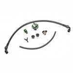 Radium Engineering fuel rail plumbing adapters and fittings for Toyota 2JZ-GE returnless fuel systems.