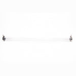 Radium Engineering 36-inch clear fuel filler hose with two stainless steel worm gear clamps