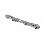 Radium Engineering high-flow aluminum fuel rail with 8AN ORB ports for 1990-1993 Mazda Miata 1.6L B6 engines.