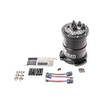 Radium Engineering multi-pump fuel surge tank for up to three Walbro F90000 series pumps with AN fittings