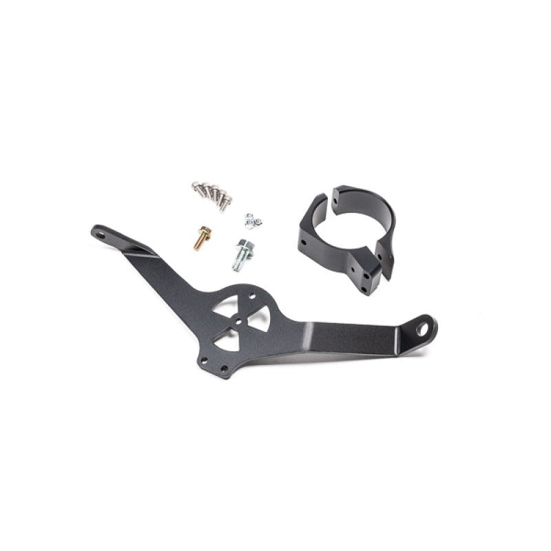 Radium Engineering vehicle-specific fuel filter mounting bracket for 2008-2021 Subaru WRX and STI
