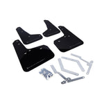 Rally Armor UR black polyurethane mud flaps with grey logo for 2013-2018 Ford Focus