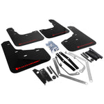 Rally Armor UR black polyurethane mud flaps with red logo for 2014-2019 Ford Fiesta ST