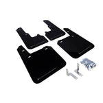 Rally Armor UR black polyurethane mud flaps with grey logo for 2015-2019 Subaru Outback.