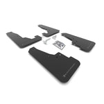 Rally Armor UR black polyurethane mud flaps with grey logo for 2016-2026 Dodge Durango