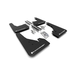 Rally Armor UR black polyurethane mud flaps with white logo for 2019-2026 Toyota Corolla.