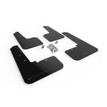 Black Rally Armor UR polyurethane mud flaps with grey logos for 2020-2025 Subaru Outback