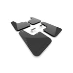Rally Armor UR black polyurethane mud flaps with metallic black logo for 2026 Subaru Outback.