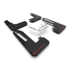 Rally Armor UR series black polyurethane mud flaps with red logo for 2023-2026 Honda Civic Type R