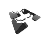 Rally Armor UR Series black polyurethane mud flaps with metallic black logo for 2024-2026 Lexus GX550.
