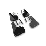 Rally Armor UR black polyurethane mud flaps with dark grey logo for 2025-2026 Hyundai Tucson Hybrid
