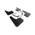 Rally Armor black UR series polyurethane mud flaps with red logo for 2025-2026 Subaru Forester models